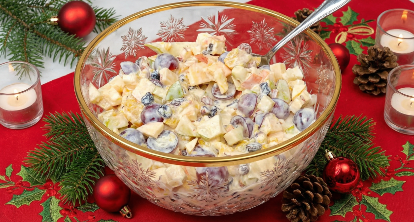 Не салат, а рождественская сказка: десерт, который заменит торт на вашем праздничном столе
