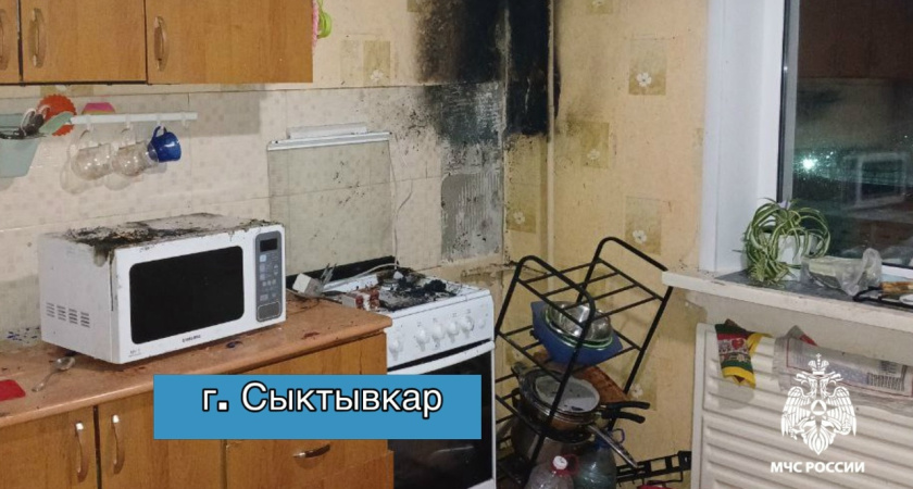 В Сыктывкаре 7 января горела квартира 