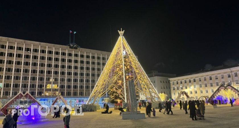 Новогодняя сказка на Стефановской площади продолжит радовать жителей Сыктывкара до 1 февраля