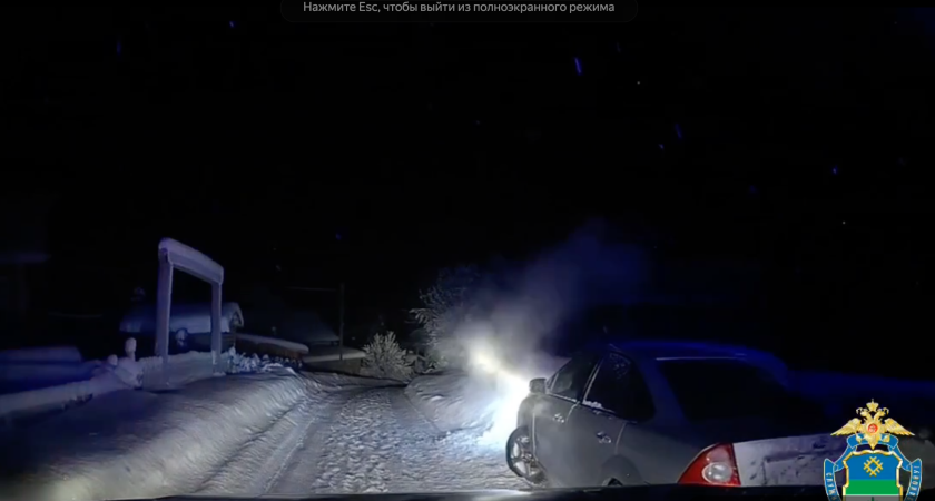 В Коми пьяный юноша без прав устроил ночную погоню от патруля ГИБДД 