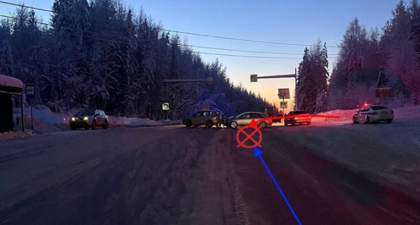 В Коми пожилая автоледи отправила водителя иномарки в больницу 