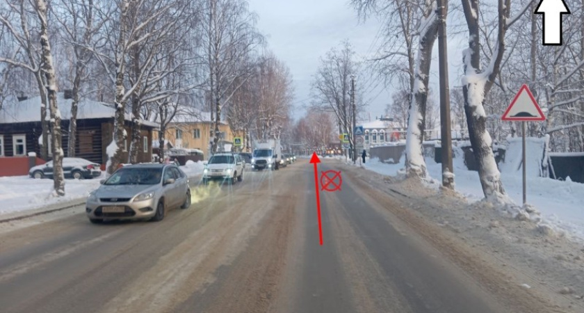 Под Сыктывкаром пассажирка автобуса получила перелом из-за резкого торможения 