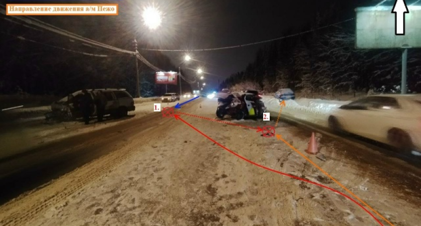 Сыктывкарец впал в кому после двойного ДТП на Октябрьском проспекте