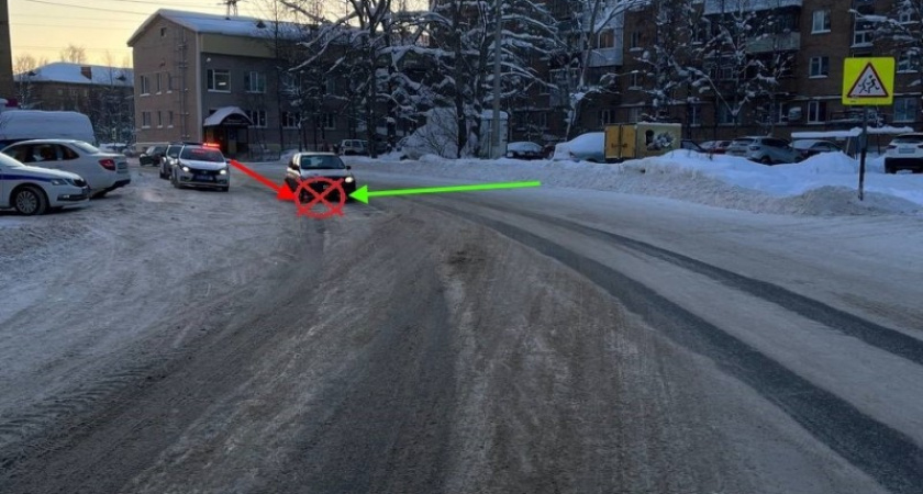 В Коми иномарка сбила пожилую женщину 