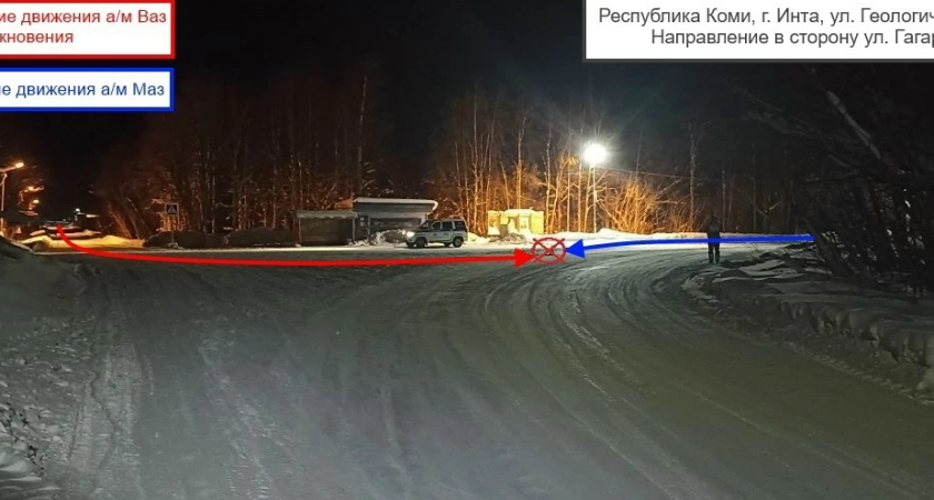 В Коми выезд со второстепенной дороги закончился трагедией: автомобилист скончался до приезда медиков