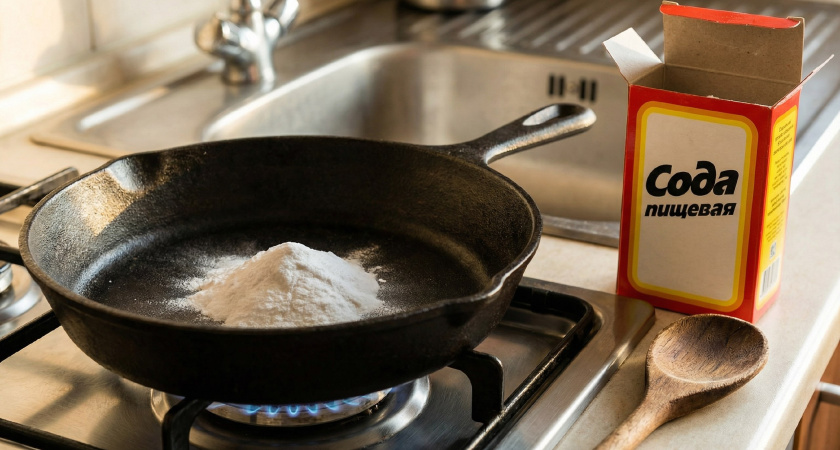 Скупаю соду пачками и жарю на сковороде: совет сантехника решил старую проблему за копейки