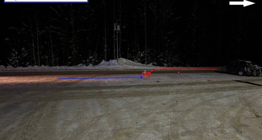 В Коми столкнулись "Лада" и "Ниссан": шесть человек пострадали 