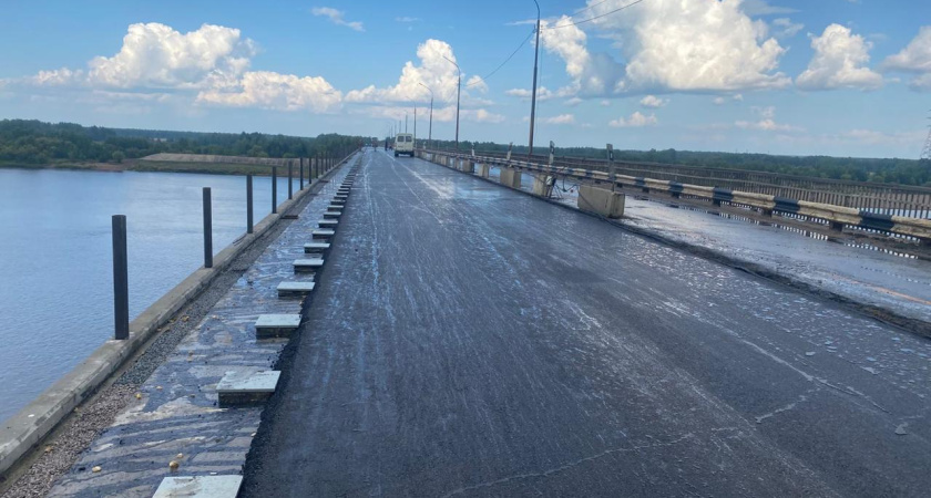 В Коми в 2026 году продолжат модернизировать мост через реку Вычегду 