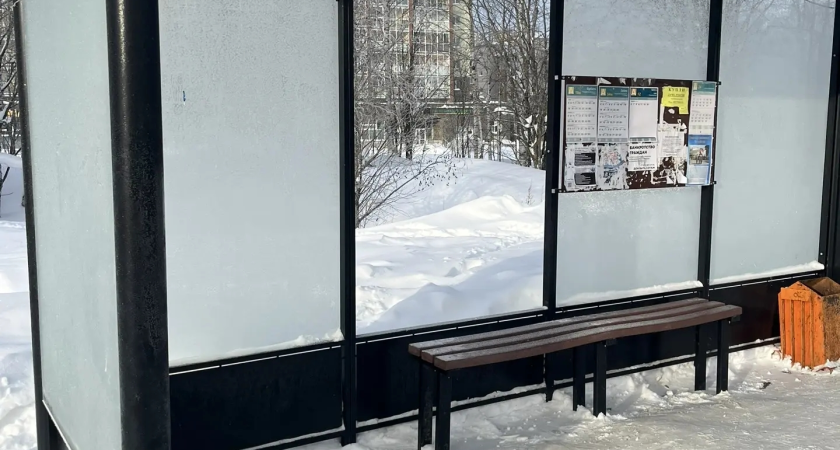 В Сыктывкаре объяснили сложности с заменой разбитых стекол на остановках