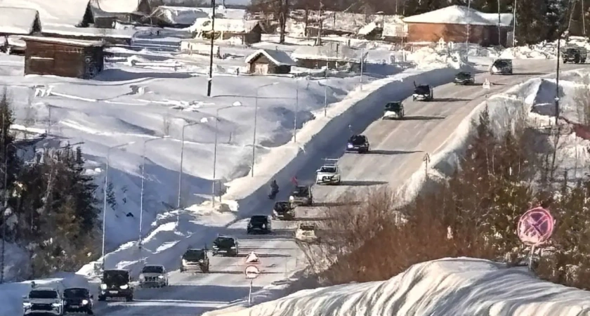 В Коми прошёл автопробег "Северный путь. Дорога к Победе!" в честь оленно‑лыжных батальонов