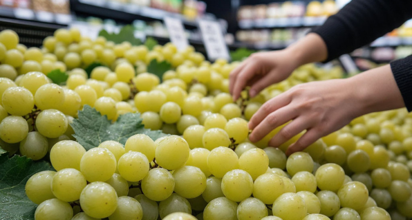 В российских магазинах появился огромный "пластиковый" виноград из Китая: что это такое и можно ли его есть?