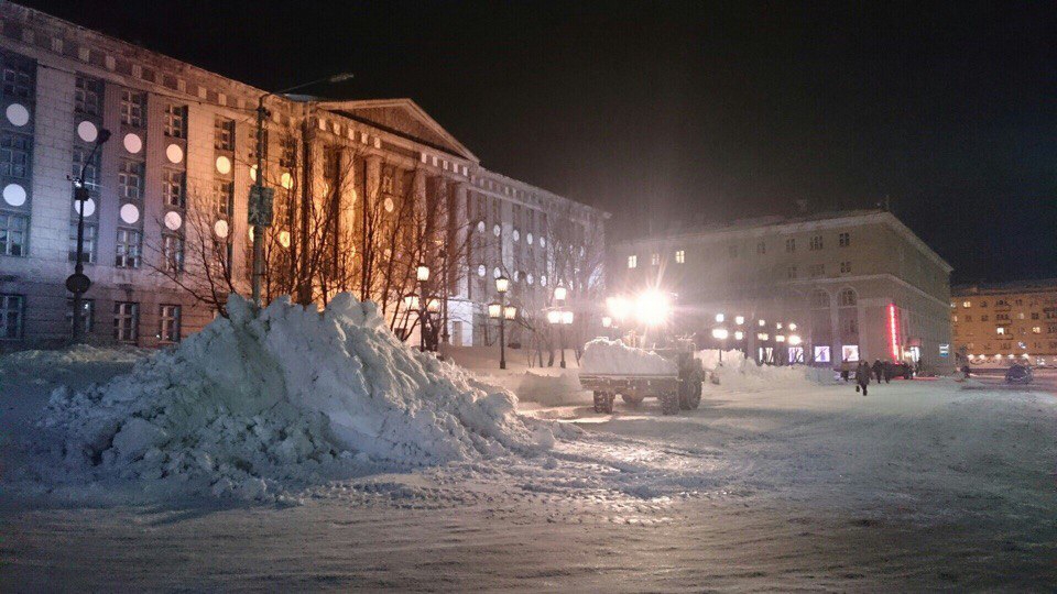 Жители Воркуты: «К приезду Главы Коми снег с улиц вычистили вместе с асфальтом»