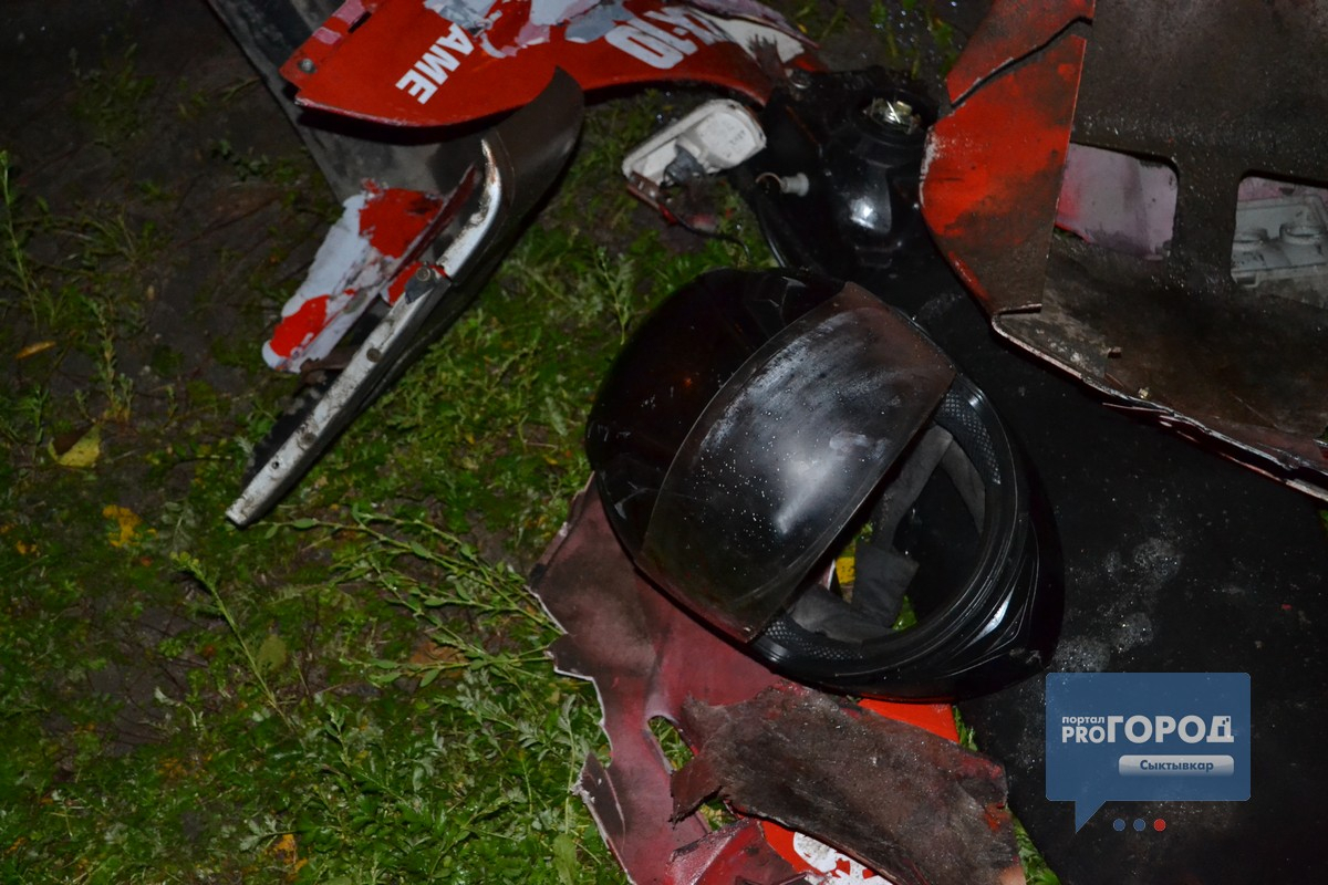 В Сыктывкаре у железнодорожного вокзала сбили мотоциклиста