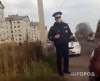 Житель Коми снял на видео конфликт с сотрудником ДПС