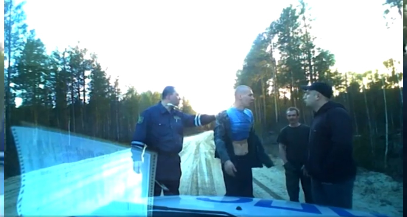 В Сыктывкаре пьяный водитель после погони заявил, что просто собирал грибы (видео)