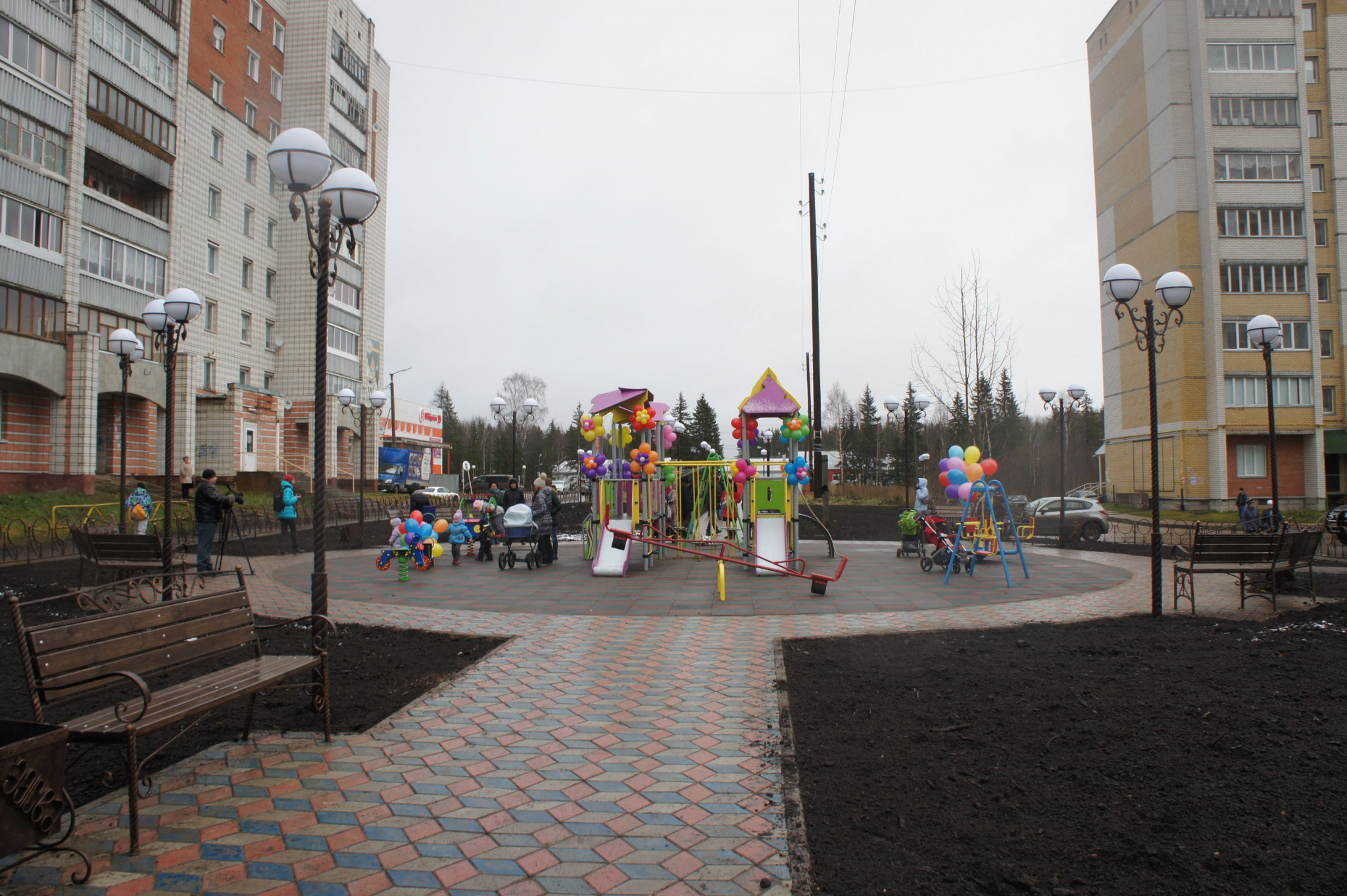 В Сыктывкаре открыли новый пешеходный бульвар (фото)