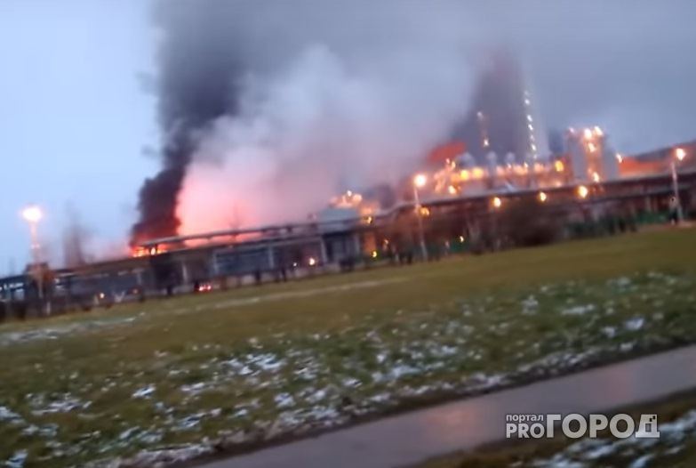 Появились подробности ликвидации пожара на территории Сыктывкарского ЛПК