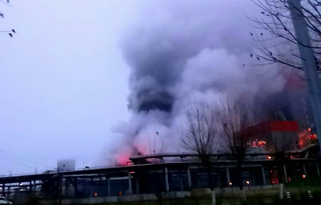 Сыктывкарский ЛПК прокомментировал пожар на территории комплекса