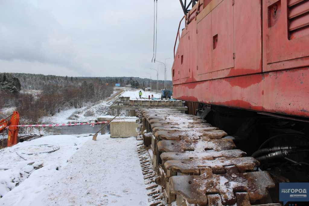 Названы сроки сдачи нового моста через реку Човью в Сыктывкаре