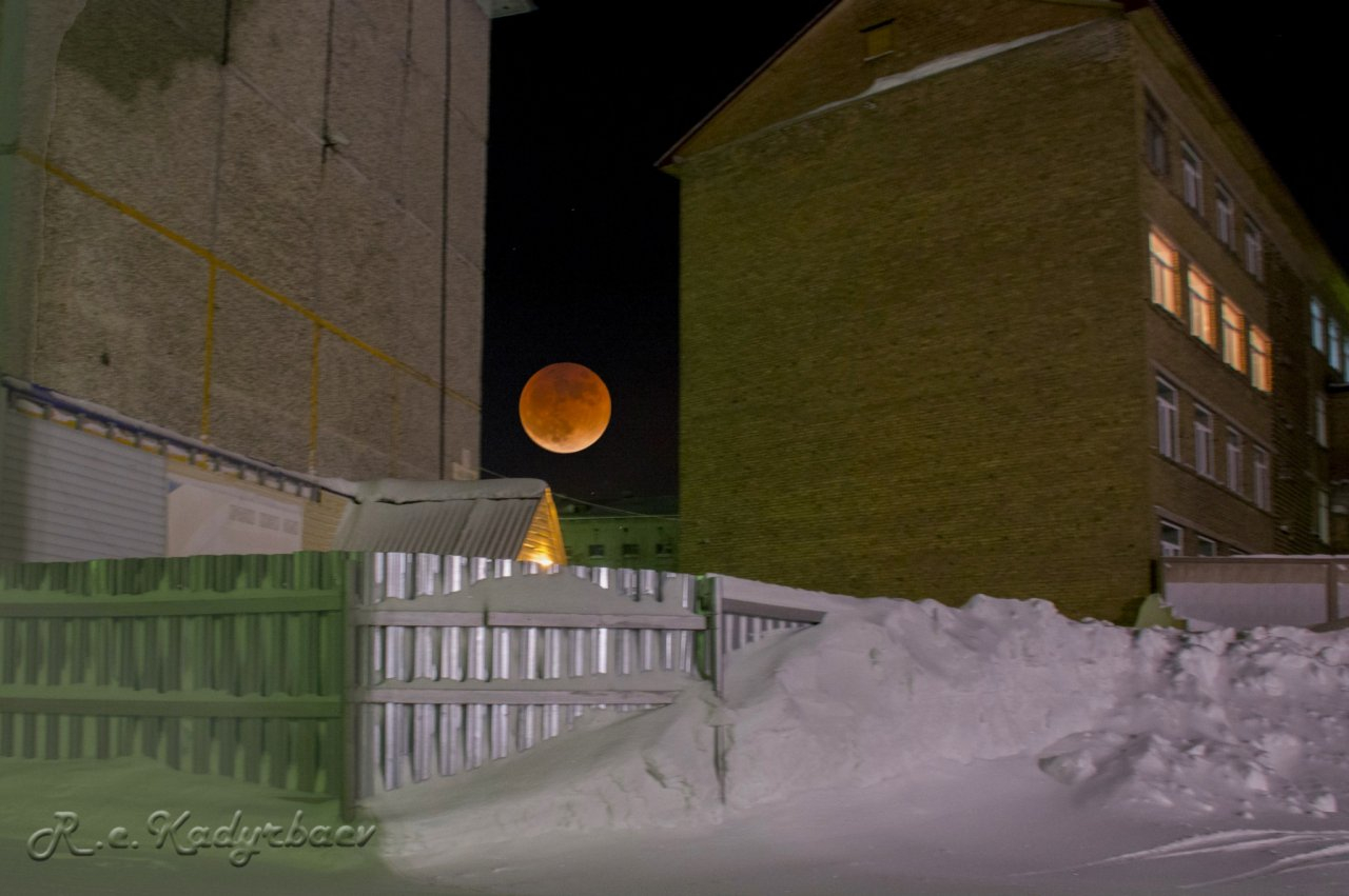 Кровавая луна над Коми: топ-5 самых красивых фото