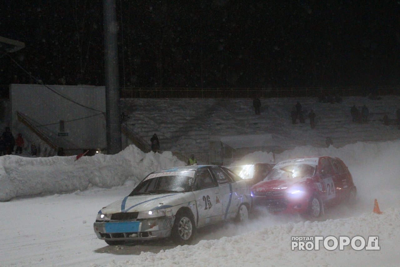 В Сыктывкаре на гонках «СуперШип» водитель попал под колеса своего автомобиля (фоторепортаж)