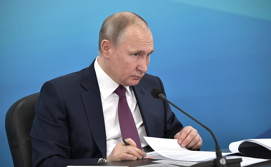 Путин заявил, что ЧМ-2021 в Сыктывкаре должен соответствовать уровню Олимпиады в Сочи