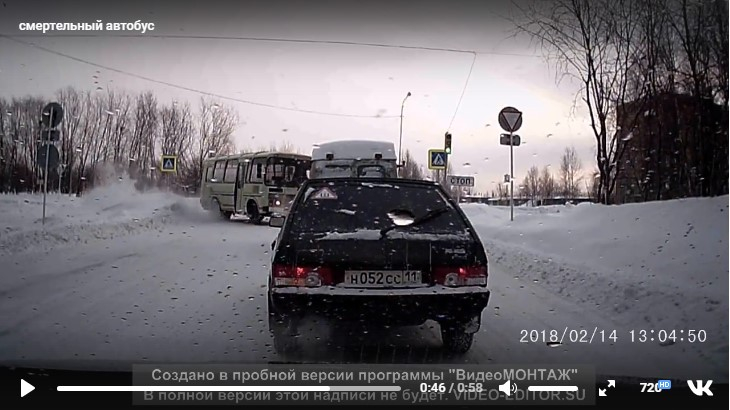 В Коми суровый водитель пассажирского автобуса устроил «Форсаж» прямо на рейсе (видео)