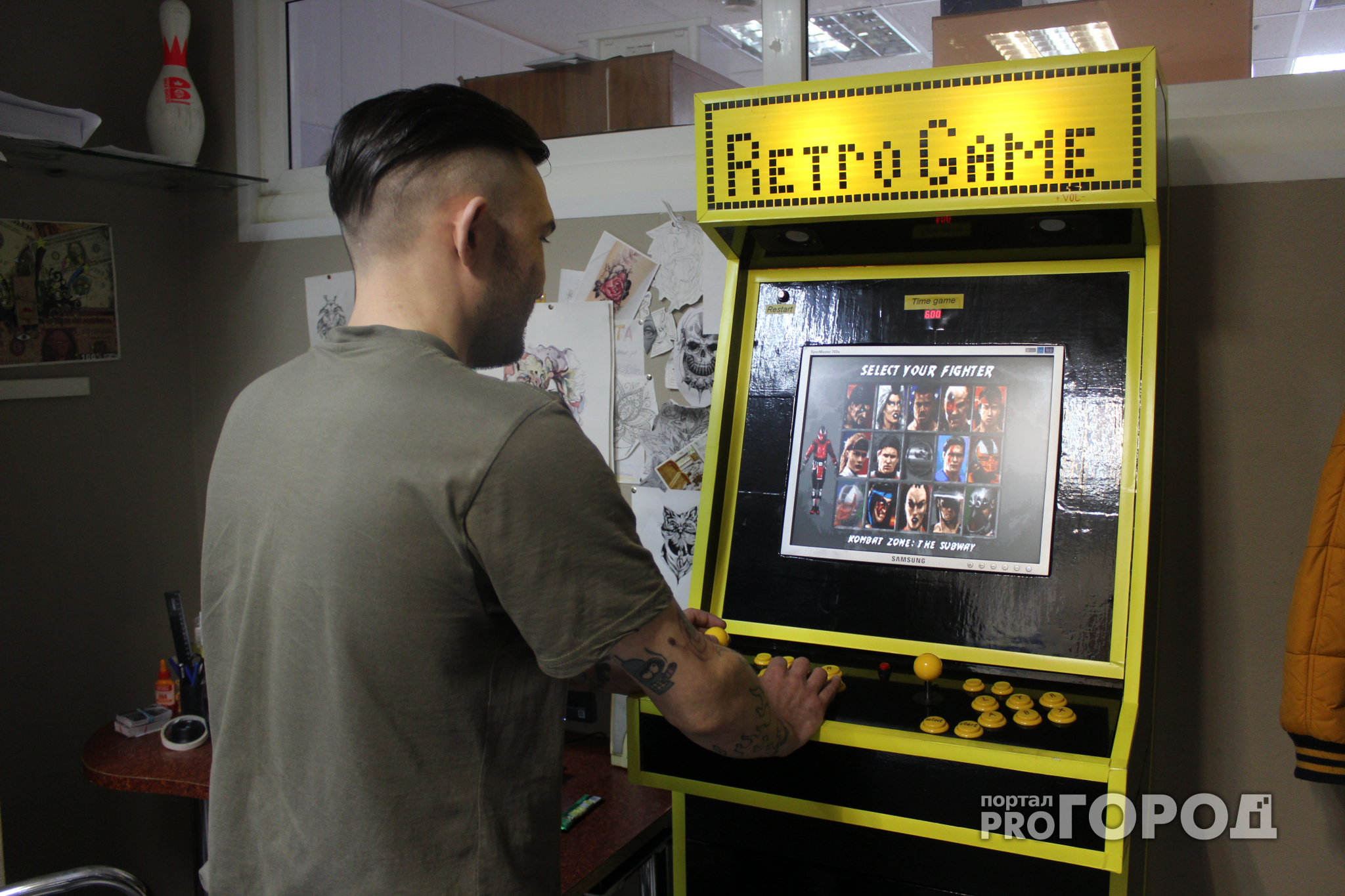 Сыктывкарец своими руками сделал настоящий игровой автомат из 80-х