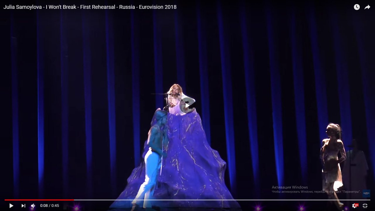 Певица из Коми Юлия Самойлова провела первую репетицию на сцене «Евровидения» (видео)