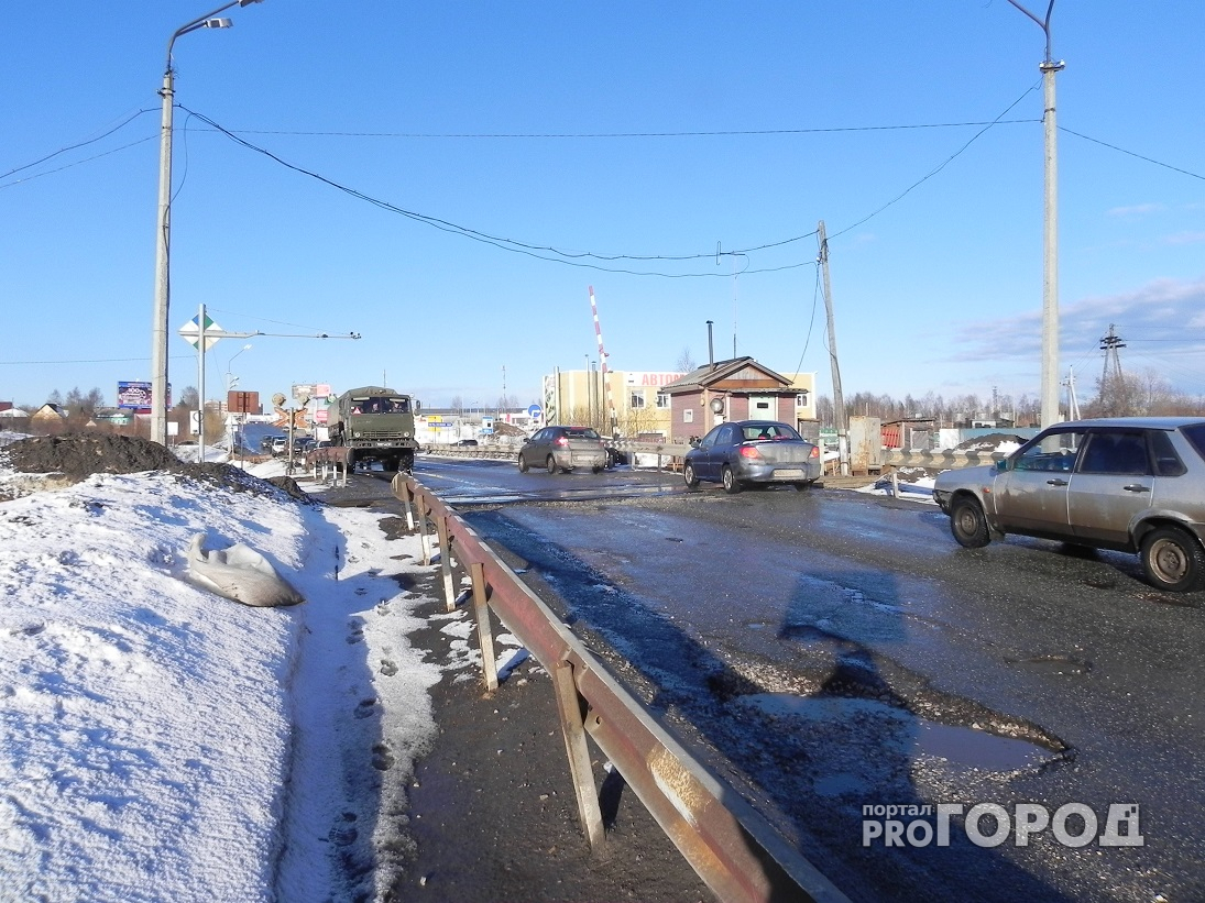 В Сыктывкаре перекроют железнодорожный переезд из Давпона в Выльгорт