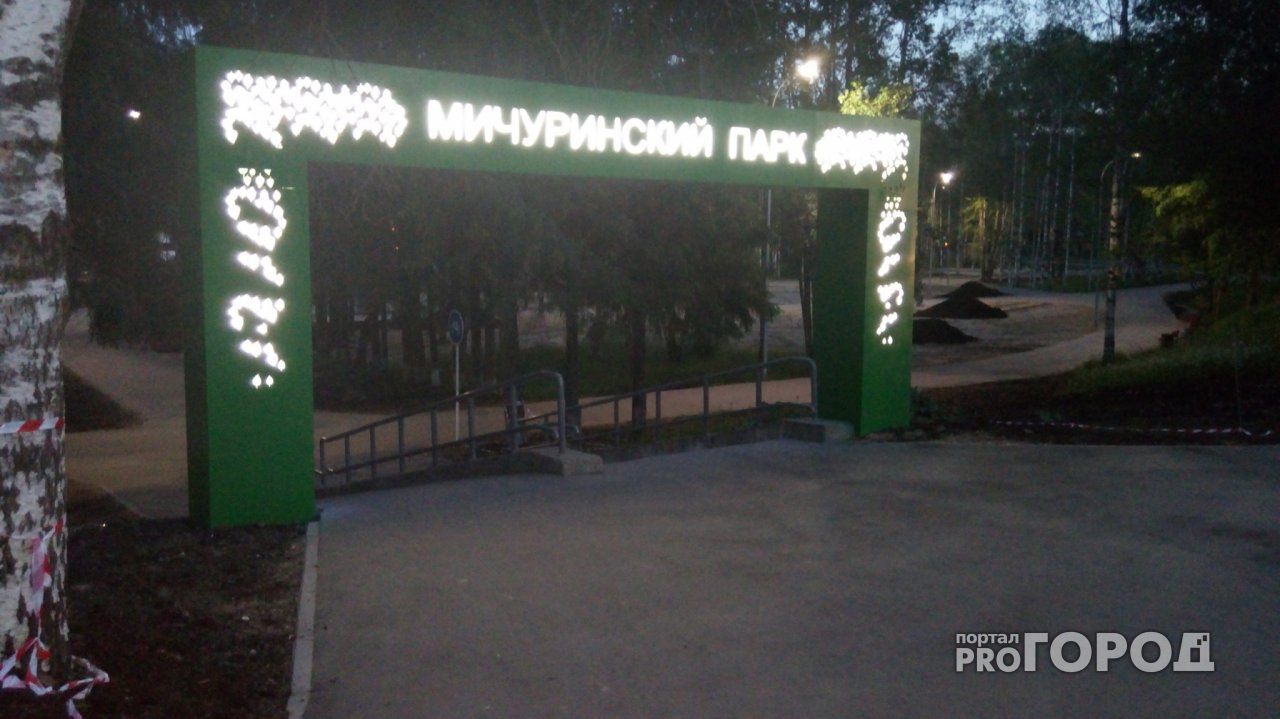 В Сыктывкаре изменили ржавую арку на входе в Мичуринский парк (фото)