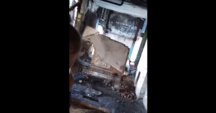 В Коми подростки сняли на видео, как они обрушили стену и проломили пол