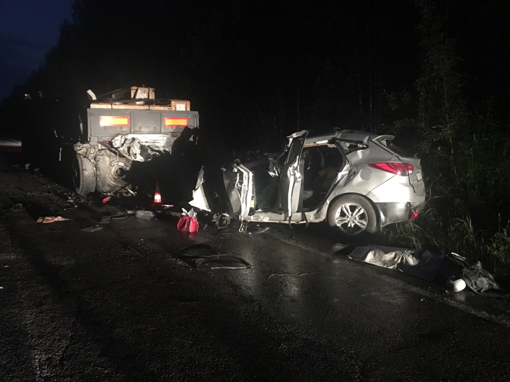 В Коми мужчина, который насмерть разбился на трассе, застрелил свою жену из ружья