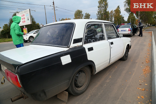 Сыктывкарские автоинспекторы устроили погоню за тонированной «классикой»