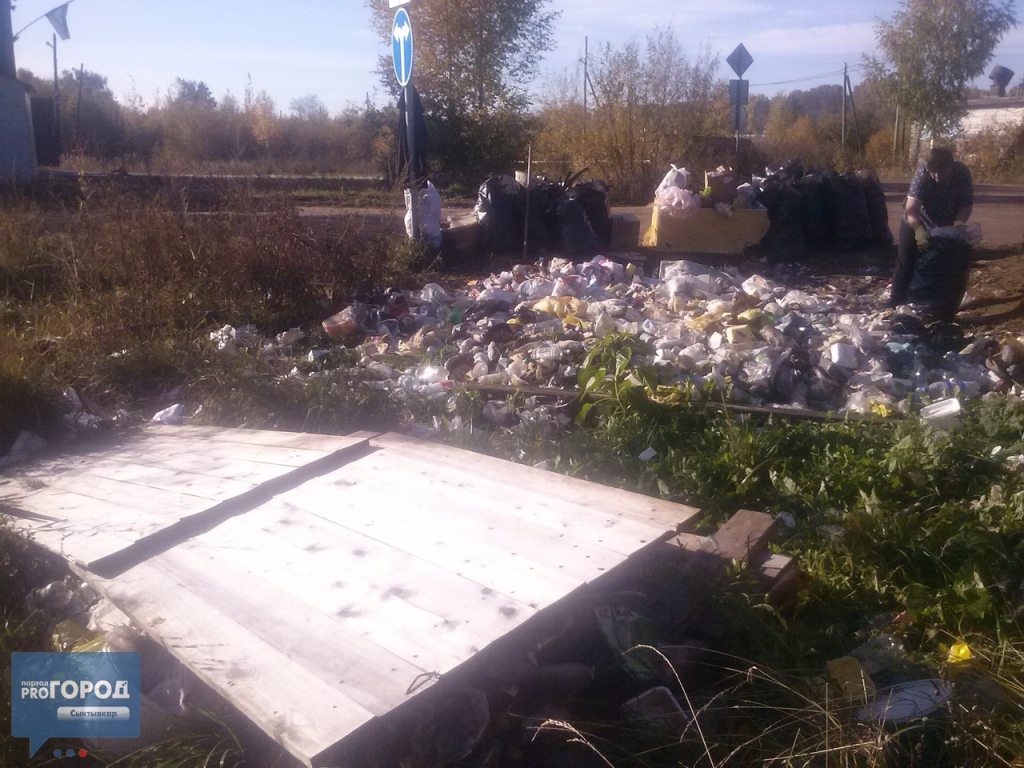 После публикации в СМИ из сыктывкарского поселка вывезли огромное количество мусора