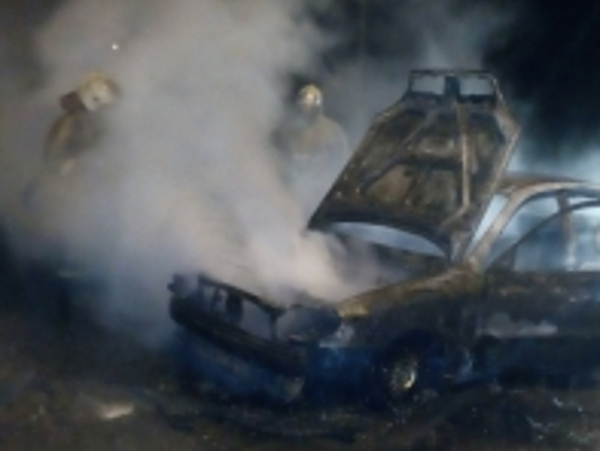 Ночью в Коми дотла сгорел автомобиль