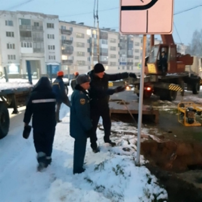В одном из городов Коми десятки домов остались без отопления из-за утечки