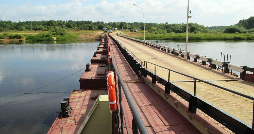В Коми из-за резкого повышения уровня воды в реке закрыли мост