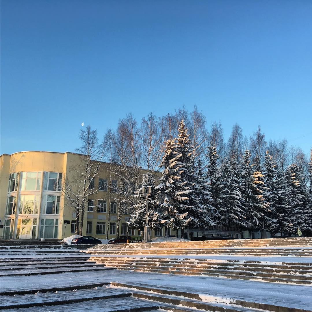 Фото дня: морозный день в Сыктывкаре