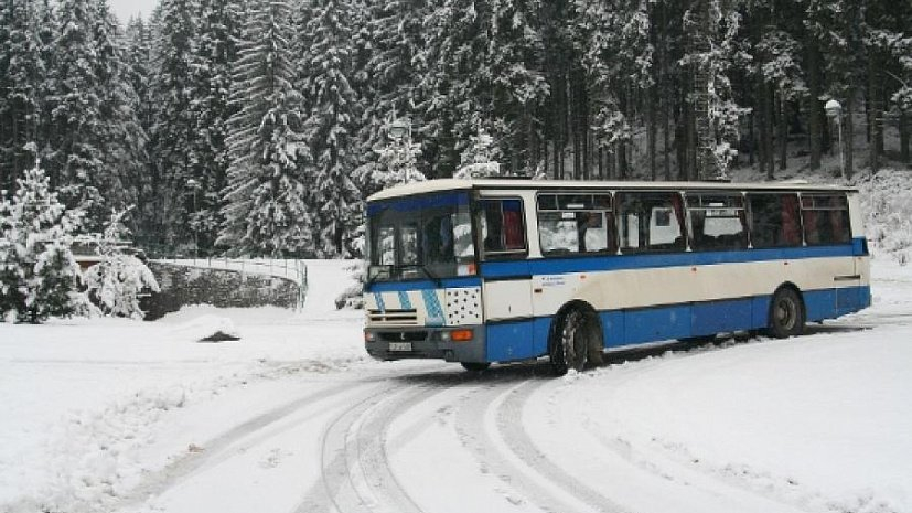 В Коми спасатели эвакуировали пассажиров автобуса, который сломался посреди трассы
