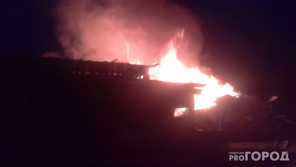 В Сыктывкаре сгорел дотла дачный дом