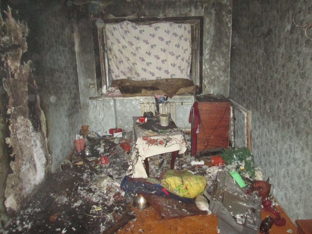 В Коми курящая женщина случайно спалила собственную квартиру