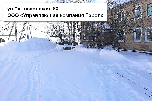 На рейде сотрудники мэрии Сыктывкара нашли дворы, которые не убирают от снега
