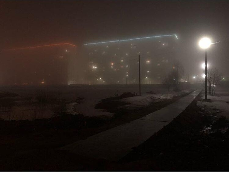 Фото дня: туман в сыктывкарской Орбите