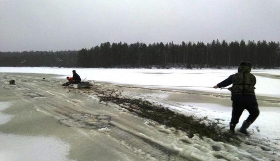 В Коми под лед провалился 70-летний рыбак из Сыктывкара