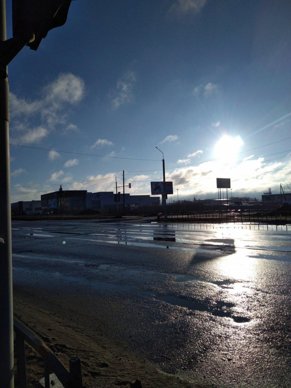 Фото дня: последние лучи апрельского солнца над Сыктывкаром