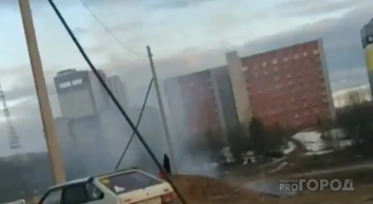 За майские праздники под Сыктывкаром семь раз горела сухая трава