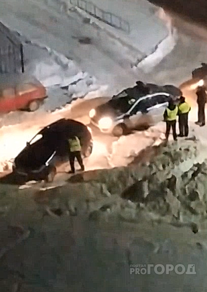Видео: в Сыктывкаре поймали пьяного водителя и увезли в наркологию