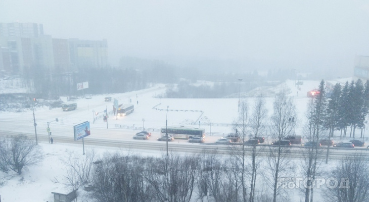 Погода в Сыктывкаре на 31 января: ветрено, снежно и светло