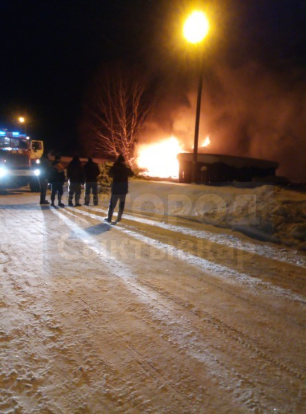 В Коми на страшном пожаре в жилом доме погиб человек (фото)